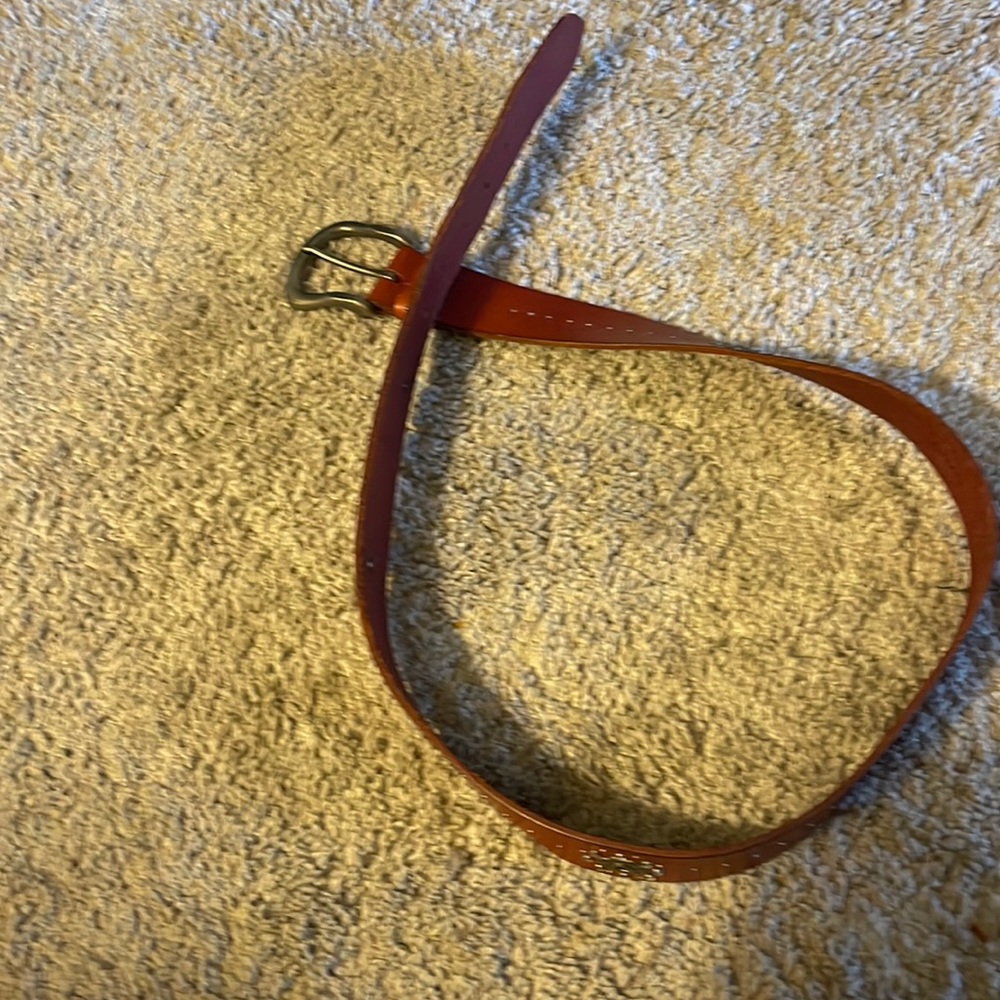 Genuine leather Fossil belt good condition